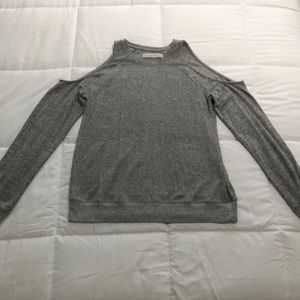 Cut-Out Shoulder Sweater